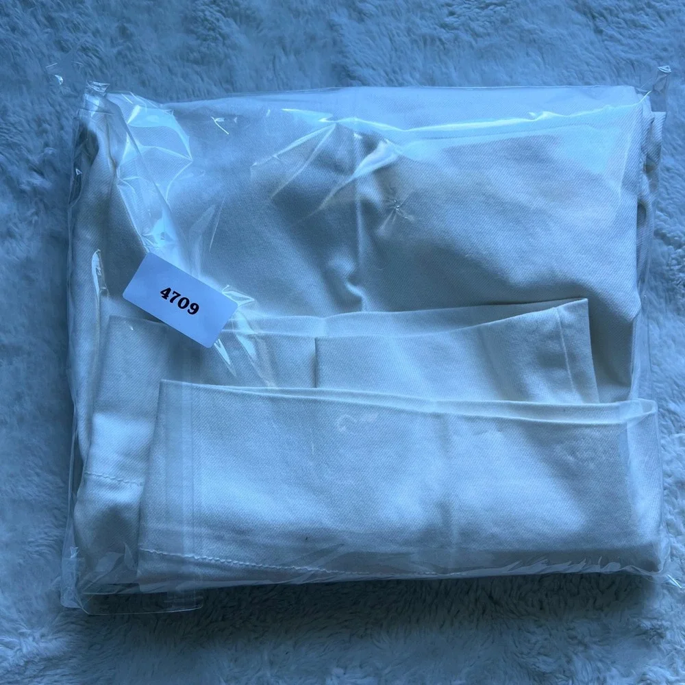 Juicy Couture Lunita White Wide Leg Jeans High Rise JC555-WDLG Womens 28 NWT